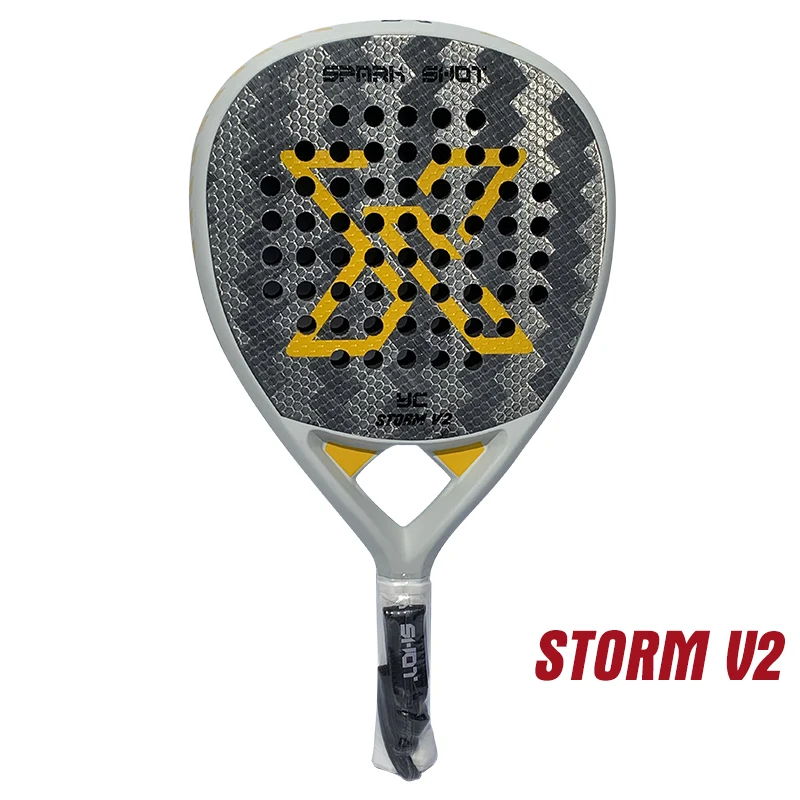 Vợt Padel Phèn 24K SANG TRỌNG STORM V2